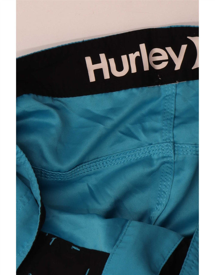 Hurley Mens Swimming Shorts Large Blue