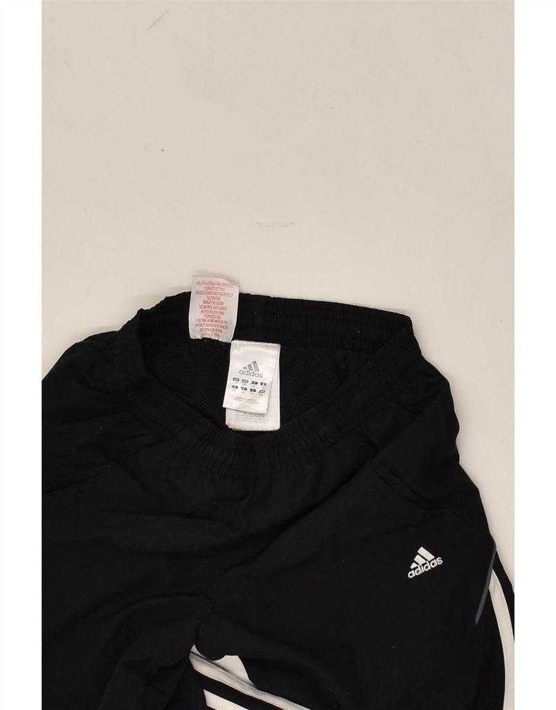 ADIDAS Boys Tracksuit Trousers 5-6 Years Black Polyester | Vintage Adidas | Thrift | Second-Hand Adidas | Used Clothing | Messina Hembry 