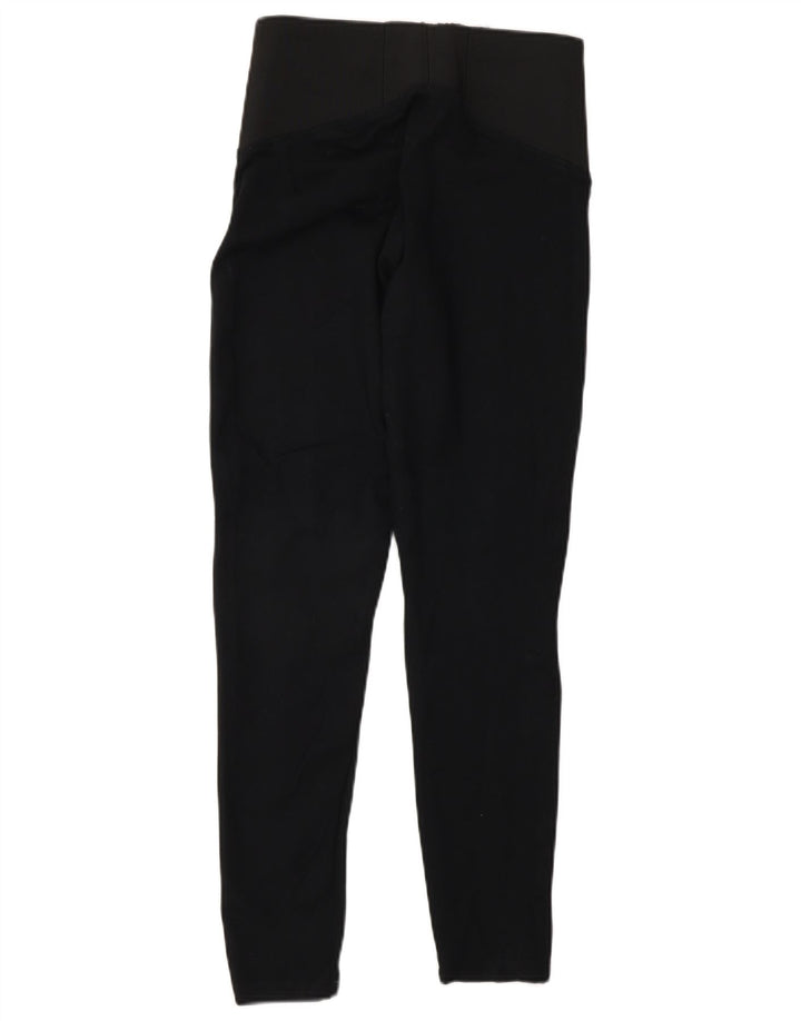 Marks & Spencer Womens Leggings UK 8 Small  Black Viscose