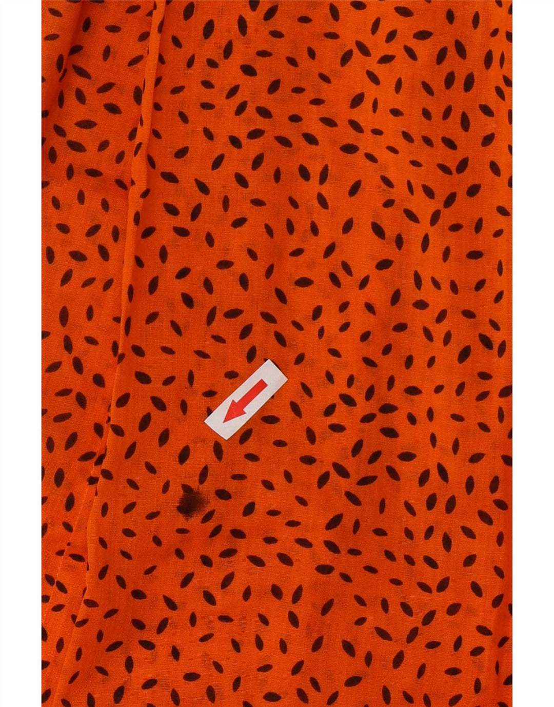 Vintage Womens Sundress UK 14 Medium Orange Spotted