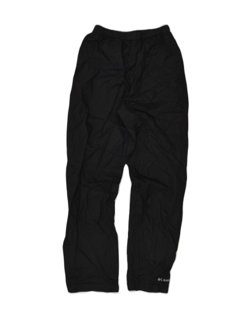 COLUMBIA Boys Tracksuit Trousers 12-13 Years Large Black Polyester | Vintage Columbia | Thrift | Second-Hand Columbia | Used Clothing | Messina Hembry 