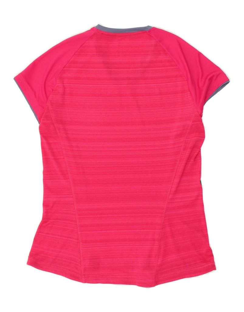 ADIDAS Womens Climacool T-Shirt Top UK 12/14 Medium Pink | Vintage Adidas | Thrift | Second-Hand Adidas | Used Clothing | Messina Hembry 