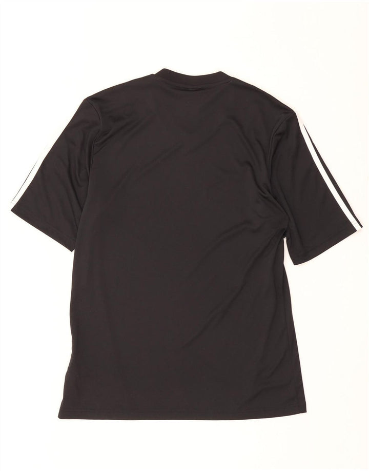 Adidas Mens Climalite T-Shirt Top Medium Black Polyester