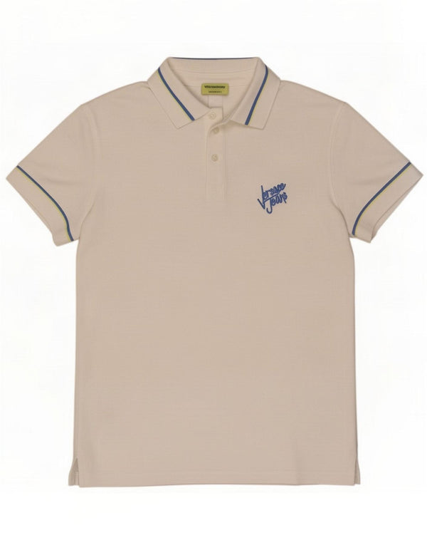 Versace Jeans Mens Polo Shirt Small White
