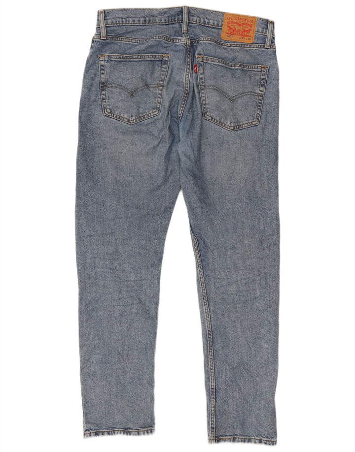 Levi's Mens 502 Tapered Jeans W33 L32 Blue Cotton