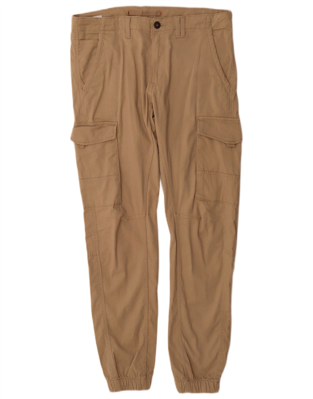 Jack & Jones Mens Joggers Cargo Trousers W33 L34 Beige
