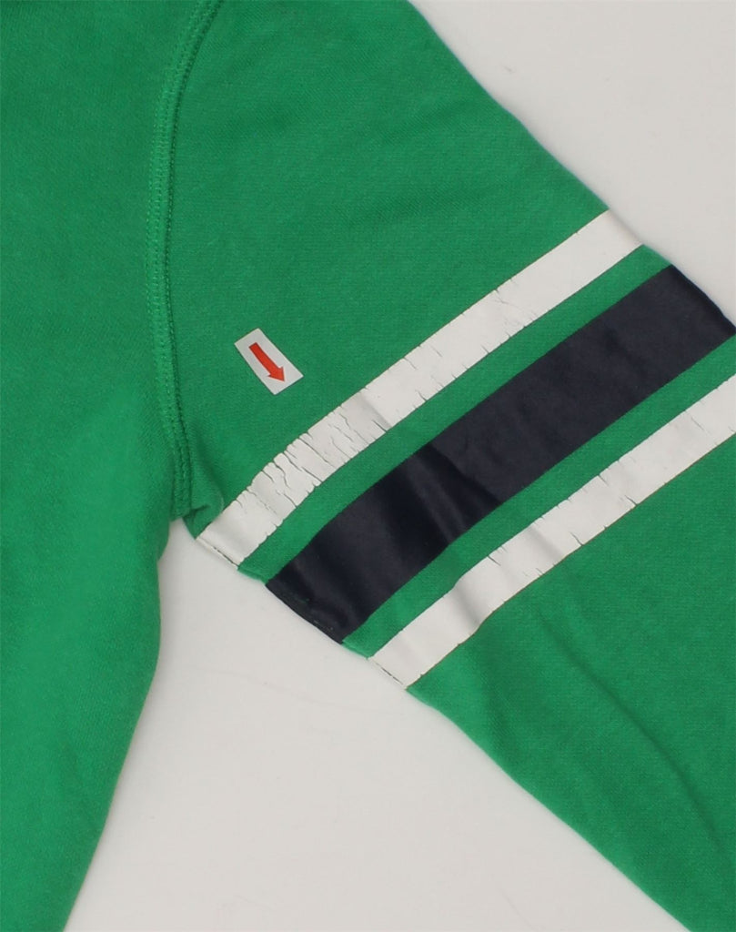 CHAMPION Boys Graphic Zip Hoodie Sweater 11-12 Years Large  Green Cotton | Vintage Champion | Thrift | Second-Hand Champion | Used Clothing | Messina Hembry 