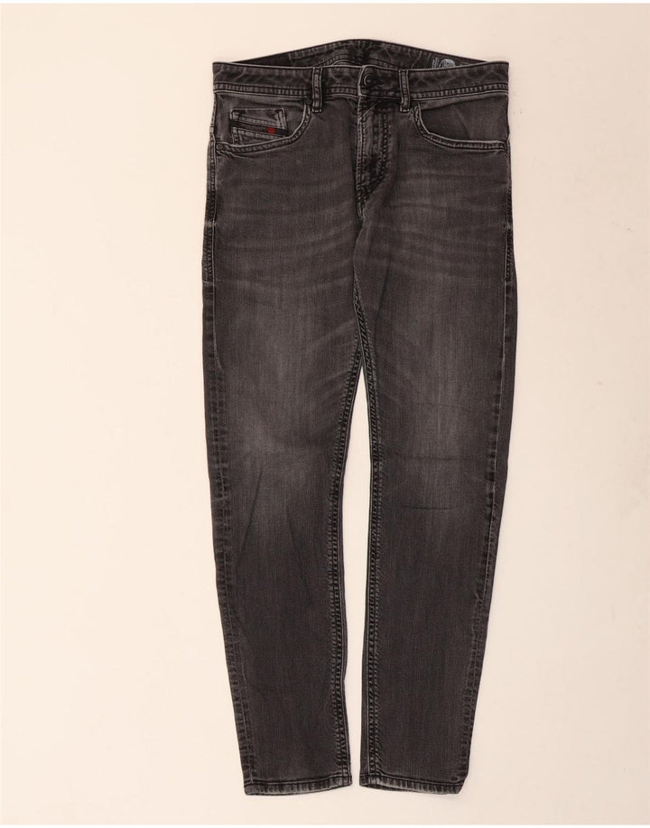 Diesel Mens Thanaz Slim Jeans W32 L30 Grey Cotton