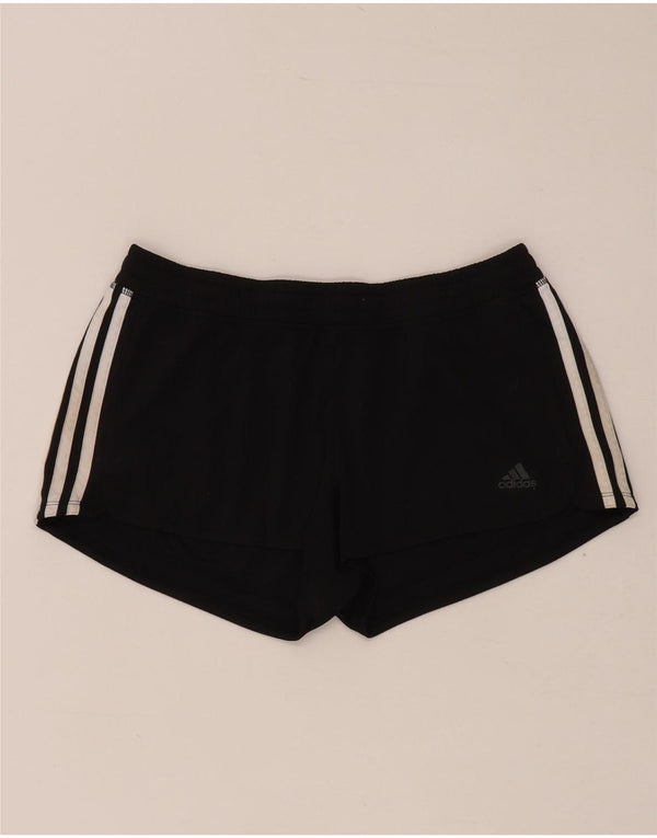 Adidas Womens Aeroready Sport Shorts UK 12/14 Medium Black Polyester
