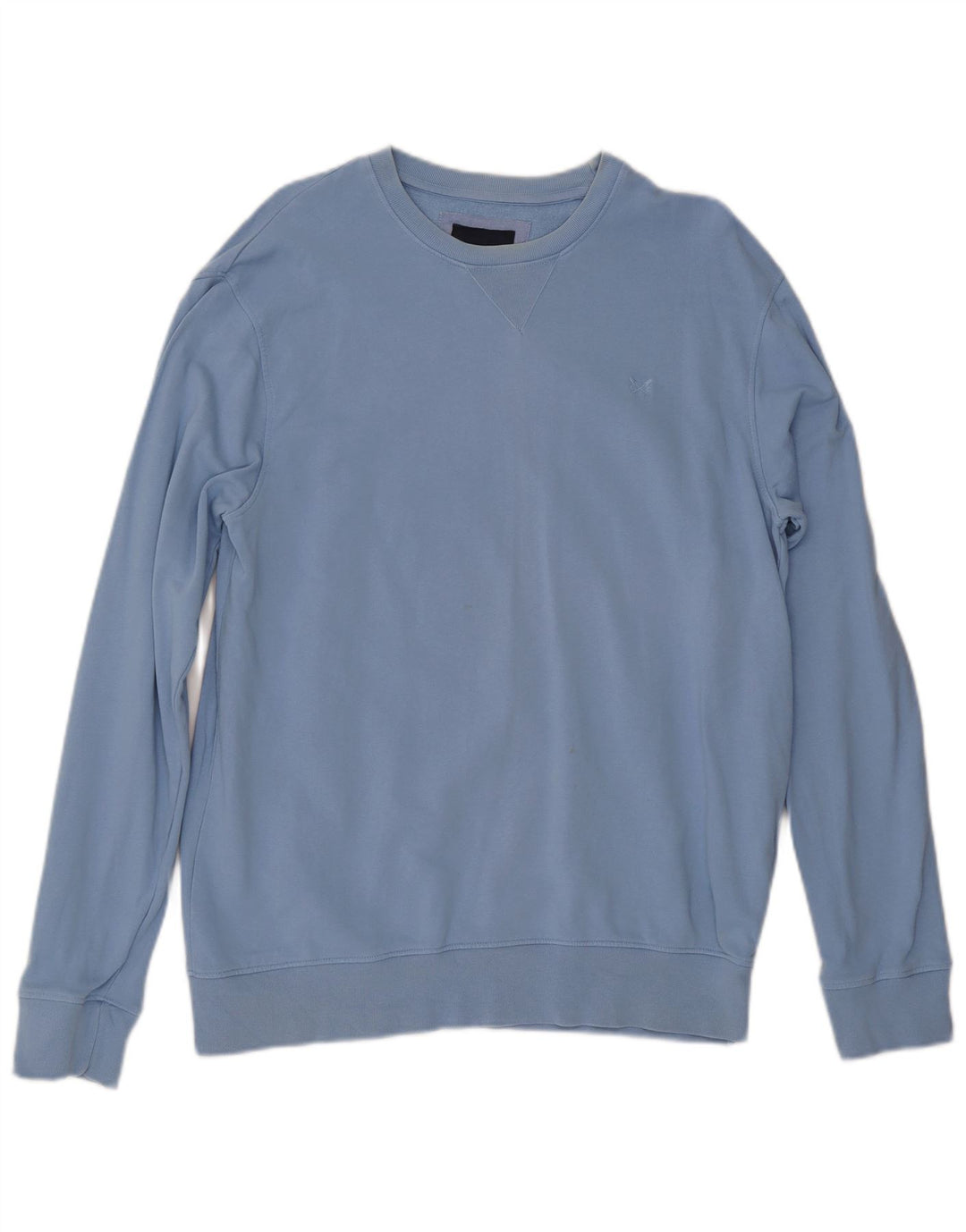 Crew Clothing Mens Sweatshirt Jumper Large Blue Cotton