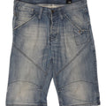 JACK & JONES Mens Denim Shorts Large W34  Blue
