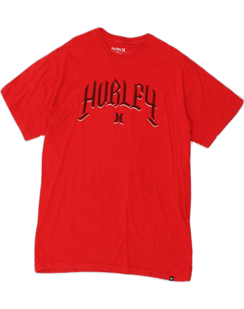 HURLEY Mens Classic Fit Graphic T-Shirt Top Large Red Cotton | Vintage Hurley | Thrift | Second-Hand Hurley | Used Clothing | Messina Hembry 