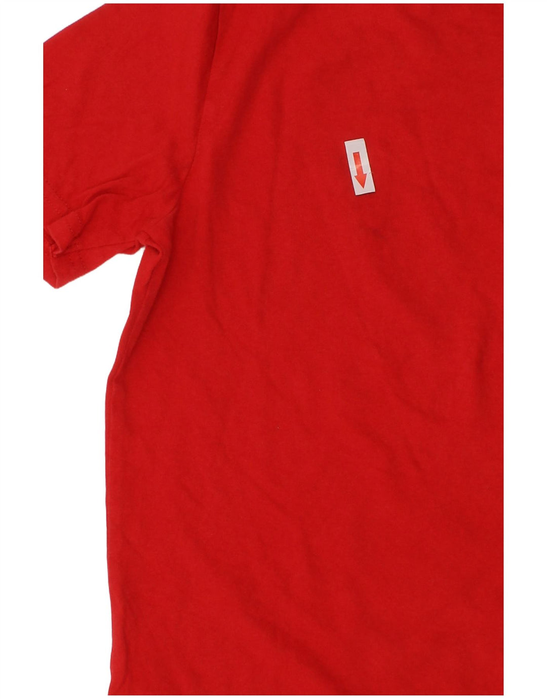 Puma Boys Graphic T-Shirt Top 7-8 Years Small Red Cotton