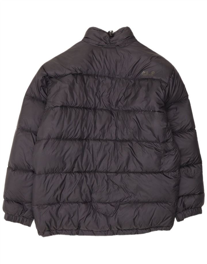 Jack Wolfskin Mens Padded Jacket UK 40/42  Large Black Polyester