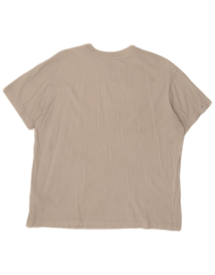 Nike Mens Loose Fit T-Shirt Top Medium Off White Cotton