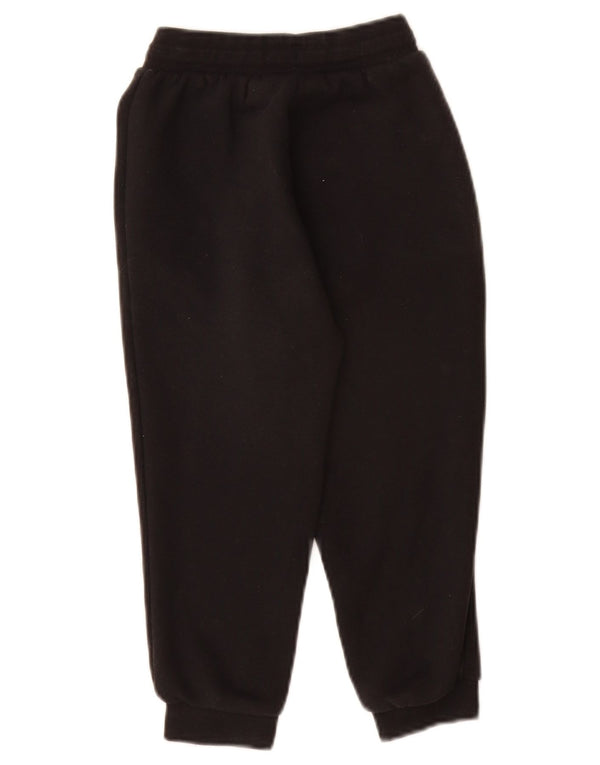 Adidas Girls Tracksuit Trousers Joggers 5-6 Years  Black Cotton
