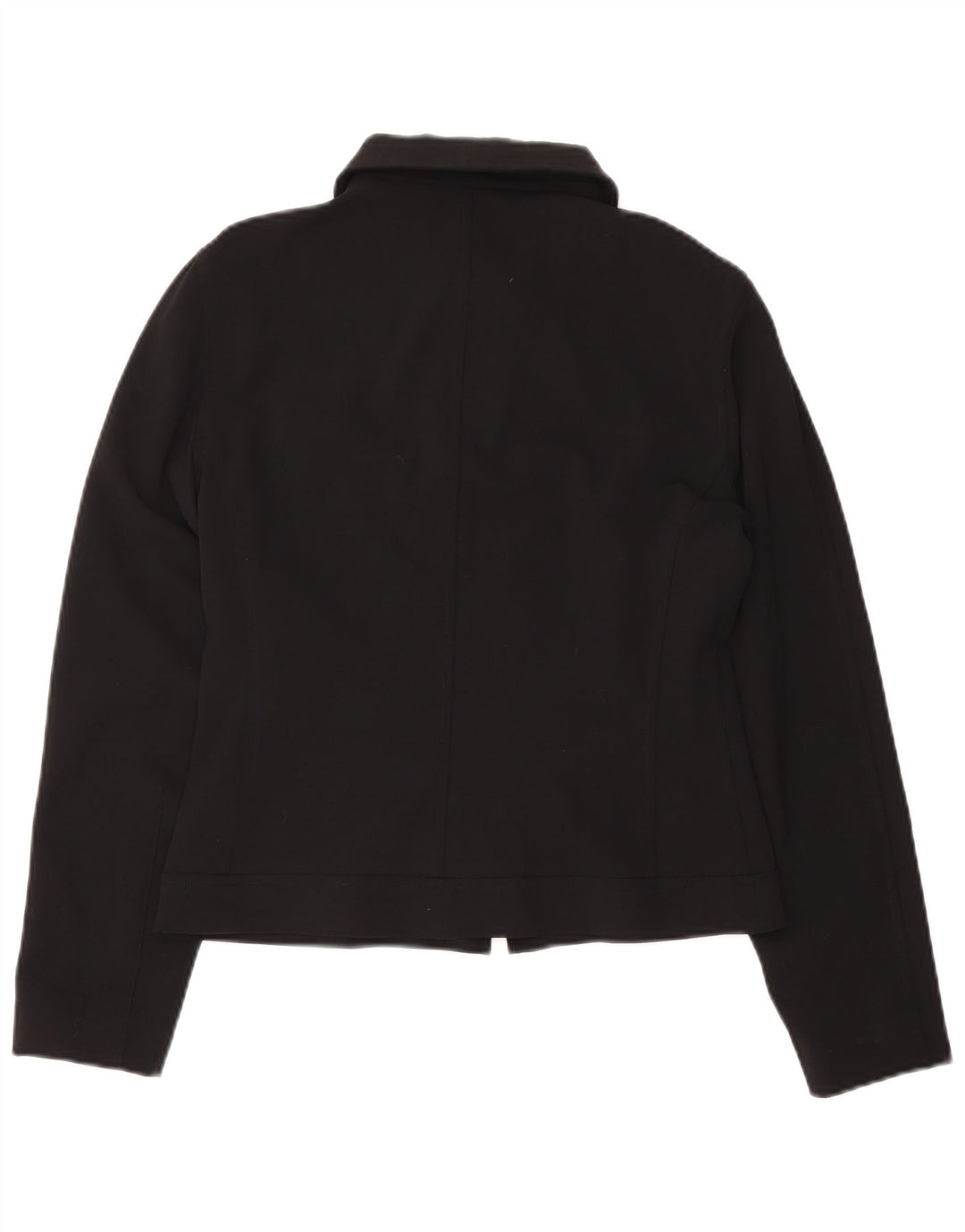 Trend Womens Bomber Jacket IT 44 Medium Navy Blue Viscose