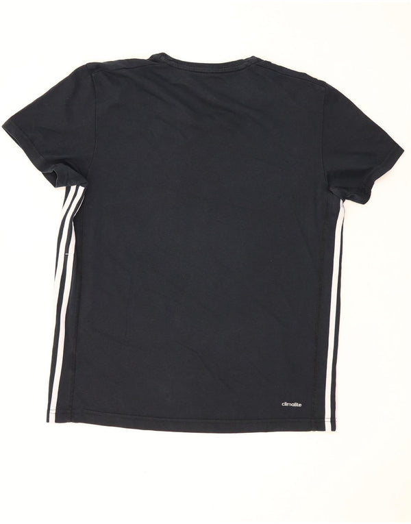 Adidas Mens Climalite T-Shirt Top Medium Black