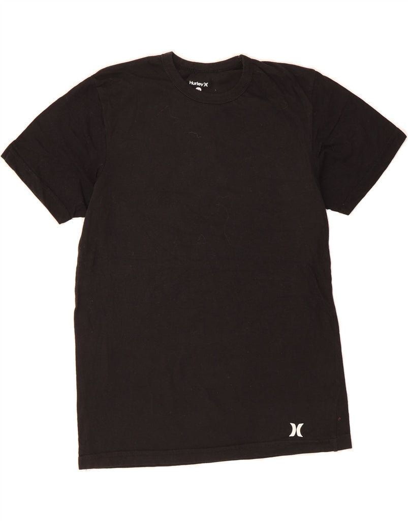 HURLEY Mens T-Shirt Top Medium Black Cotton Vintage Hurley and Second-Hand Hurley from Messina Hembry 