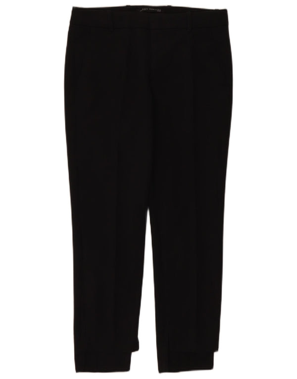 Zara Womens Slim Chino Trousers EU 36 XS W26 L26 Black