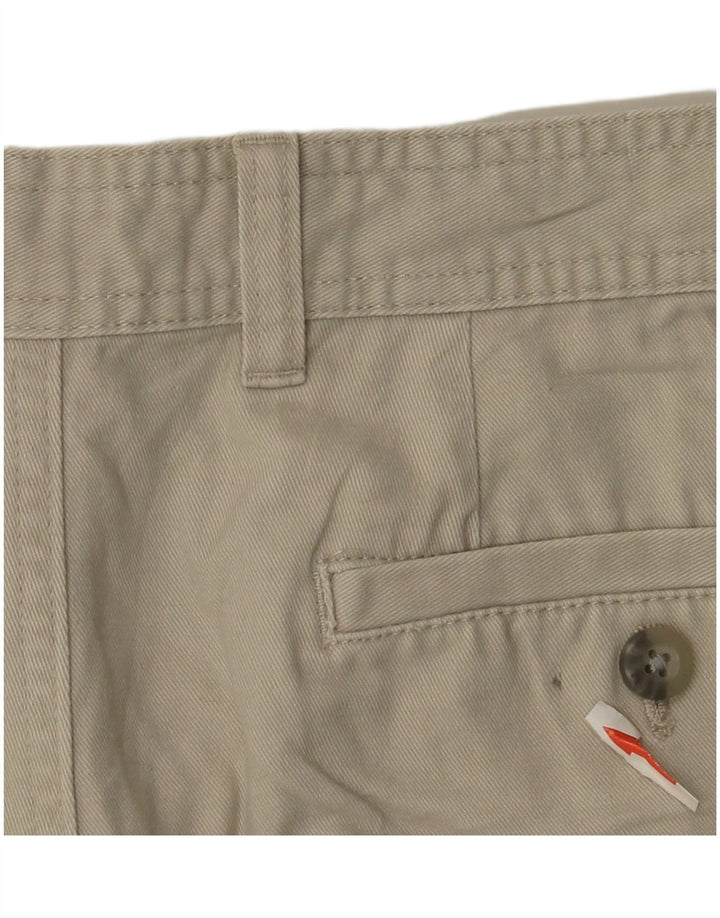 Eddie Bauer Mens Chino Shorts W32 Medium  Grey Cotton