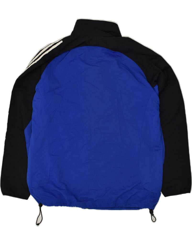 ADIDAS Mens Tracksuit Top Jacket UK 42/44 Large Blue Colourblock Polyester | Vintage Adidas | Thrift | Second-Hand Adidas | Used Clothing | Messina Hembry 