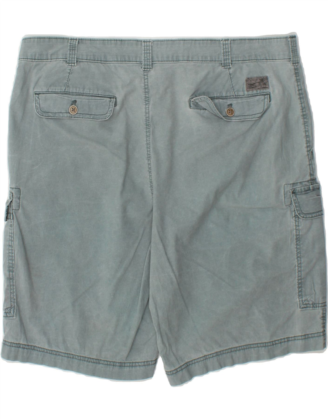 IZOD Mens Salt Water Cargo Shorts W40 XL Blue Cotton Vintage Izod and Second-Hand Izod from Messina Hembry 