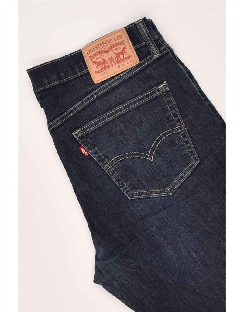 LEVI'S Mens 541 Tapered Jeans W36 L27  Navy Blue Cotton | Vintage Levi's | Thrift | Second-Hand Levi's | Used Clothing | Messina Hembry 