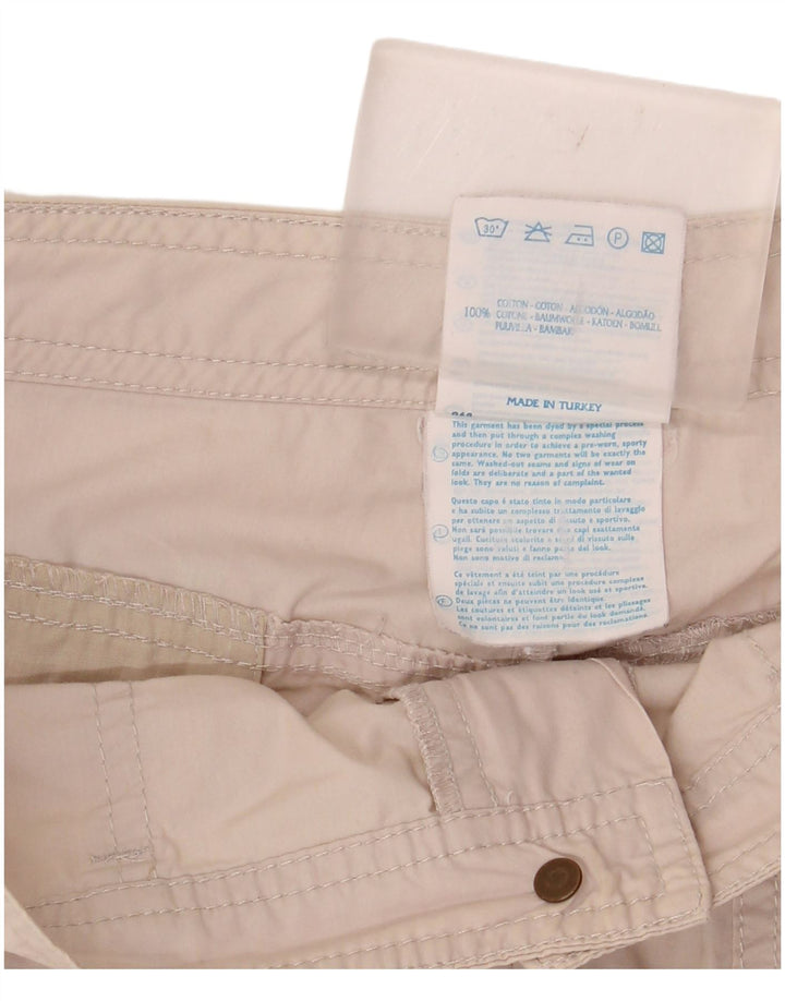 Champion Womens Chino Shorts Medium W30 Beige Cotton