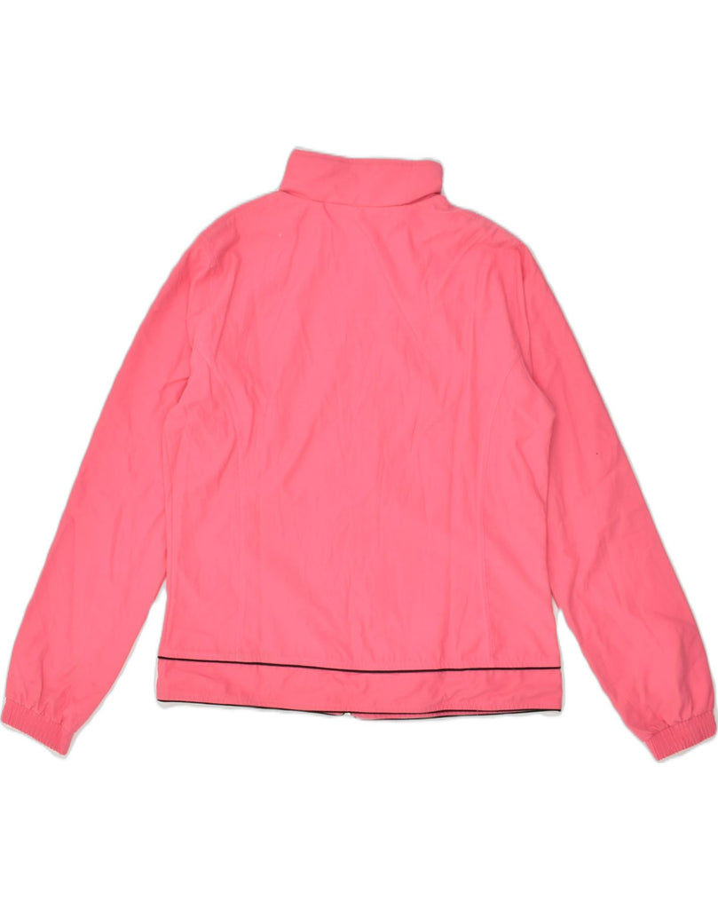 AUSTRALIAN L'ALPINA Womens Bomber Jacket IT 46 Large Pink Polyester | Vintage AUSTRALIAN L'ALPINA | Thrift | Second-Hand AUSTRALIAN L'ALPINA | Used Clothing | Messina Hembry 