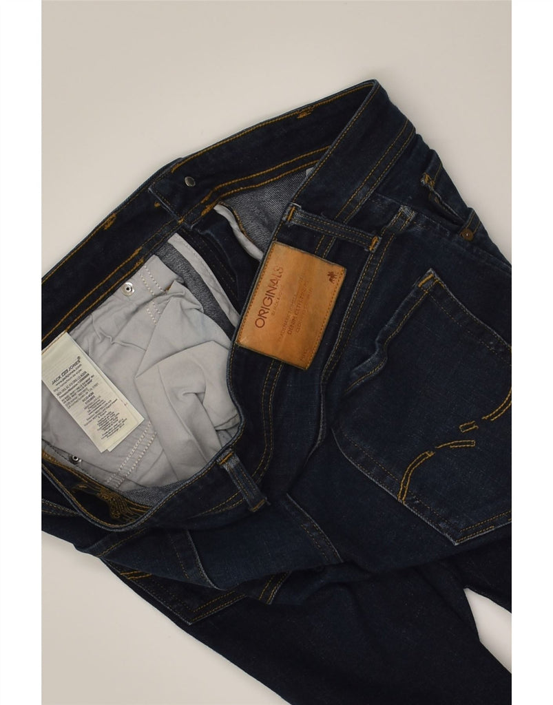 JACK & JONES Mens Ben Skinny Jeans W36 L32  Navy Blue Cotton | Vintage Jack & Jones | Thrift | Second-Hand Jack & Jones | Used Clothing | Messina Hembry 