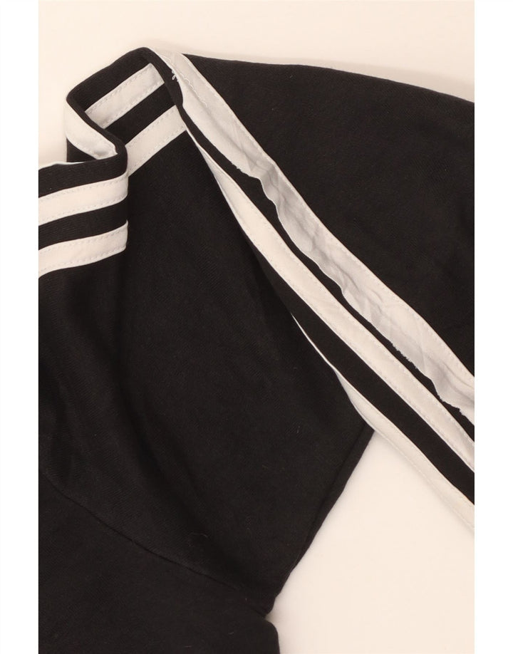 Adidas Mens Sweatshirt Jumper Small Black Cotton