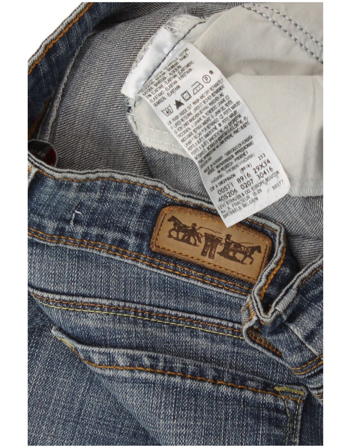 Levi's Womens 571 Slim Jeans W29 L31 Blue