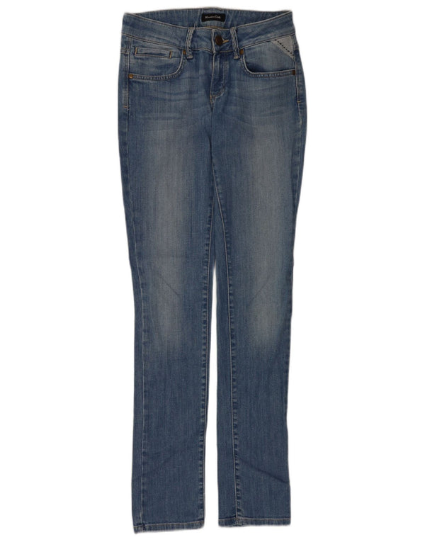 Massimo Dutti Womens Slim Jeans W26 L32 Blue Cotton