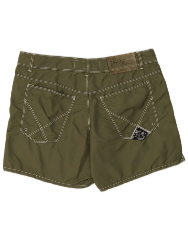 Roy Rogers Mens Swimming Shorts IT 48 Medium  Khaki Polyester