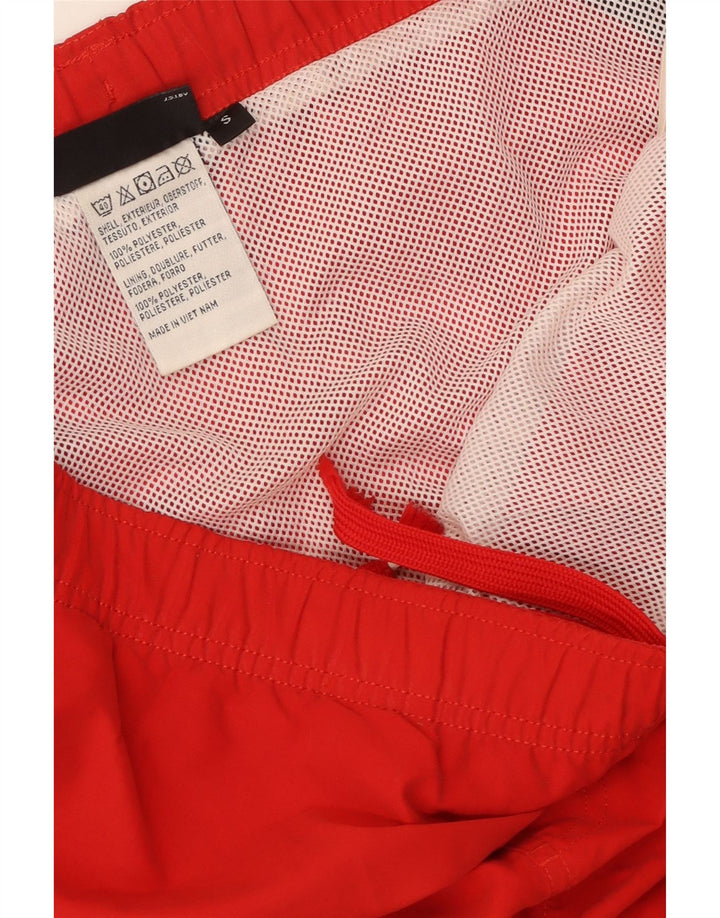 O'Neill Mens Graphic Sport Shorts Small Red Colourblock Polyester