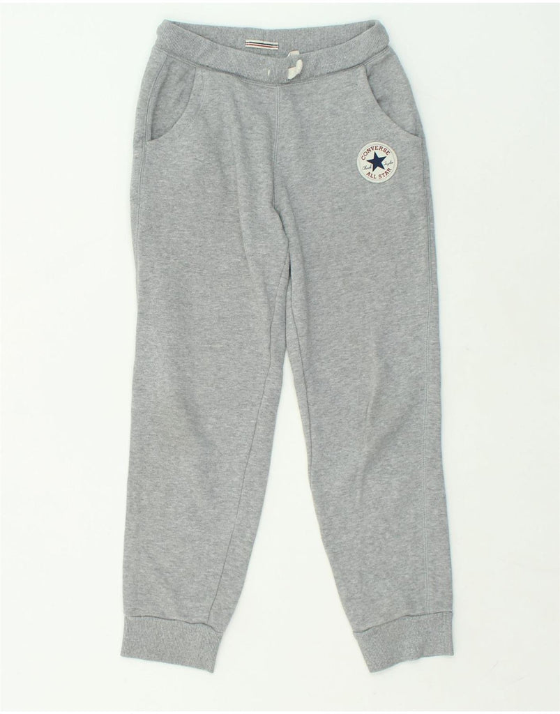 CONVERSE Boys Tracksuit Trousers Joggers 12-13 Years Large Grey Cotton | Vintage Converse | Thrift | Second-Hand Converse | Used Clothing | Messina Hembry 