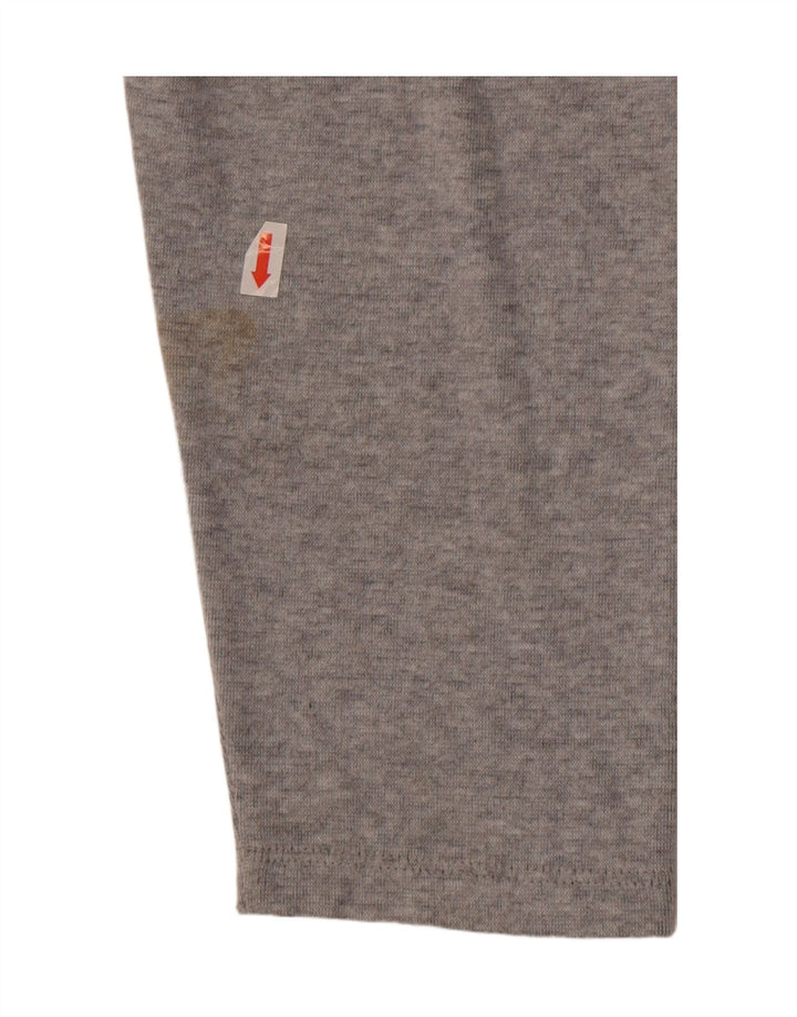 Marks & Spencer Womens Graphic Oversized Hoodie Jumper UK 16 Large Grey