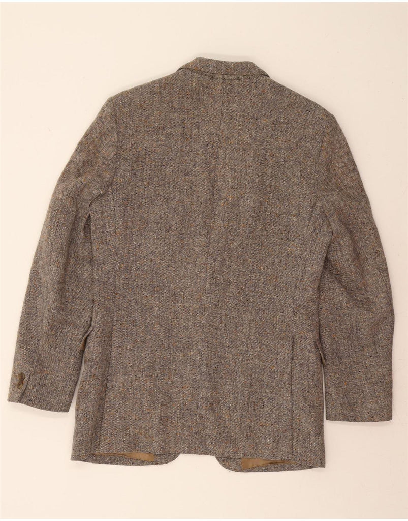 MAGEE Mens 2 Button Blazer Jacket UK 38 Medium Brown New Wool Vintage Magee and Second-Hand Magee from Messina Hembry 