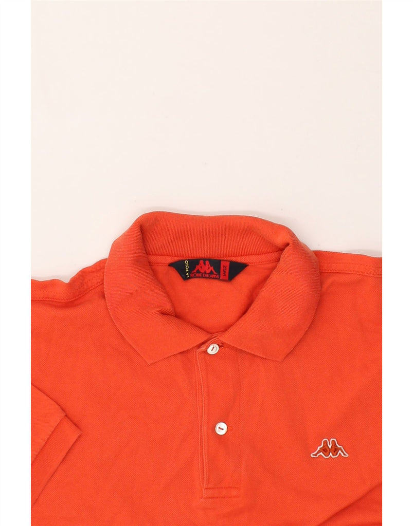 KAPPA Mens Polo Shirt Large Red Cotton | Vintage Kappa | Thrift | Second-Hand Kappa | Used Clothing | Messina Hembry 