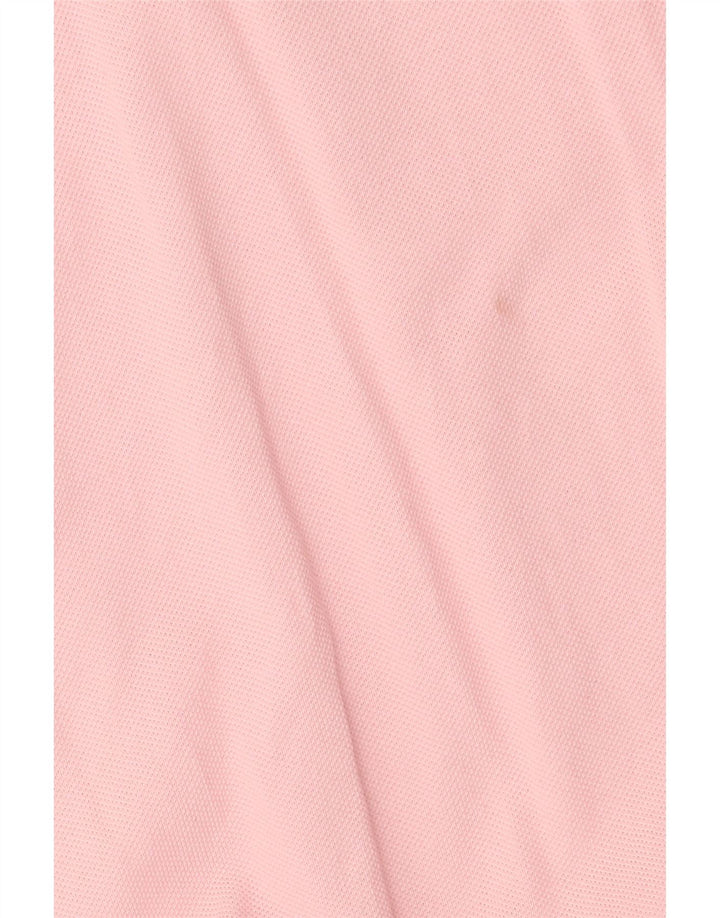 Tommy Hilfiger Mens Polo Shirt Medium Pink Cotton