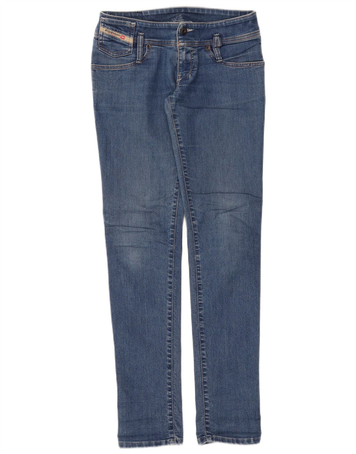 Diesel Womens Slim Jeans W27 L32 Blue Cotton