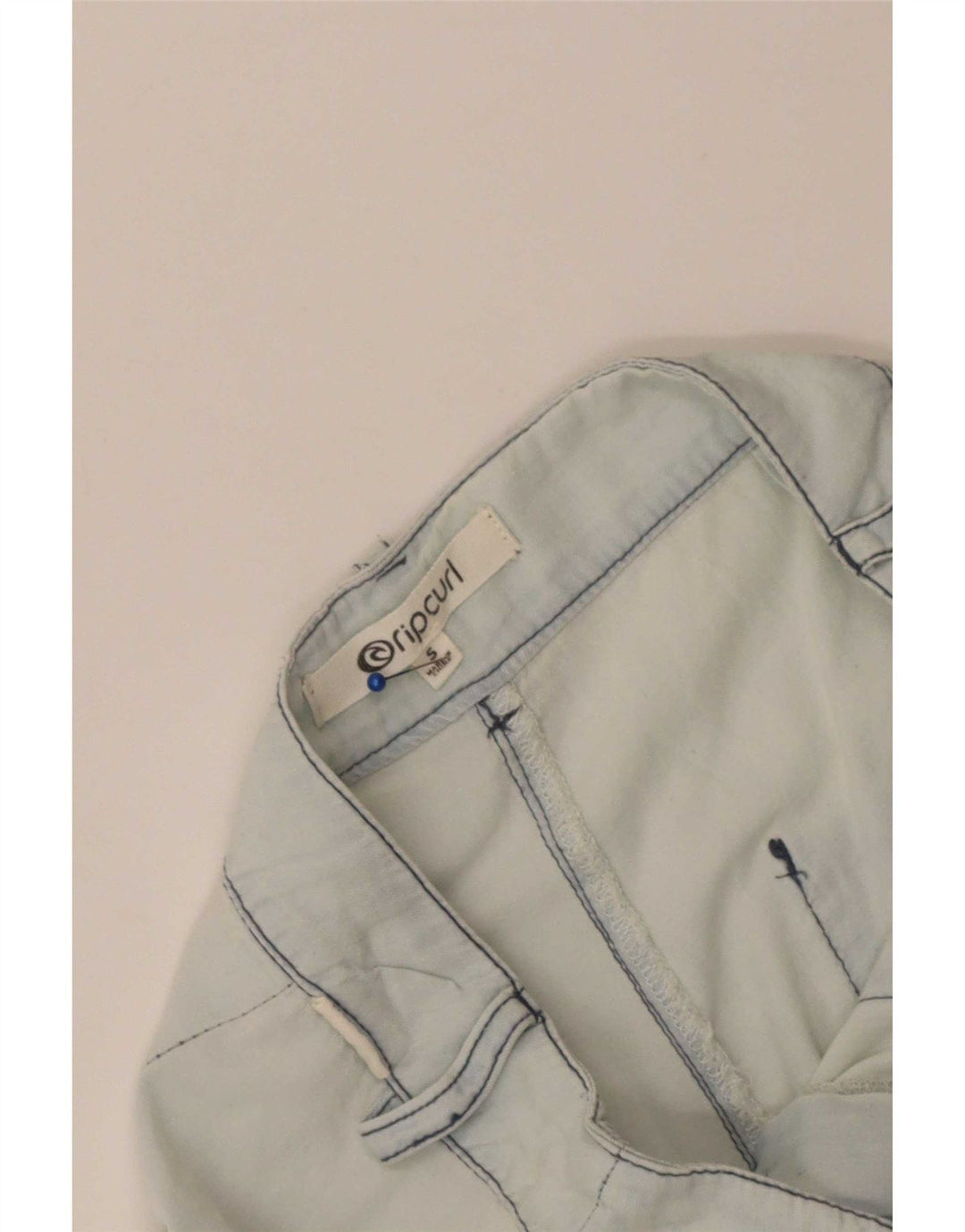 Rip Curl Womens Wide Leg Cropped Trousers Small W28 L23 Blue