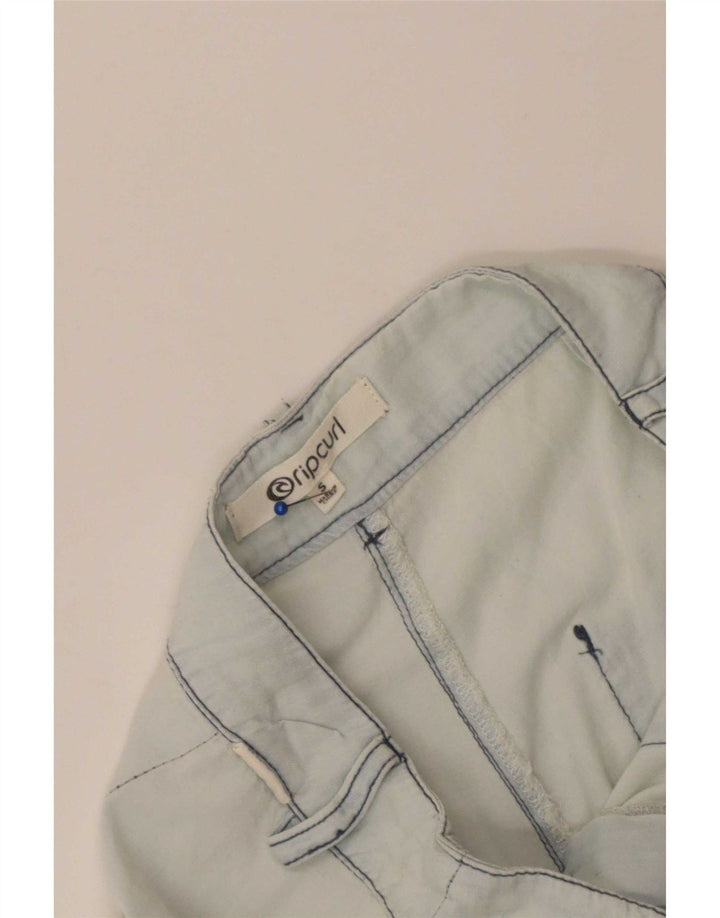 Rip Curl Womens Wide Leg Cropped Trousers Small W28 L23 Blue