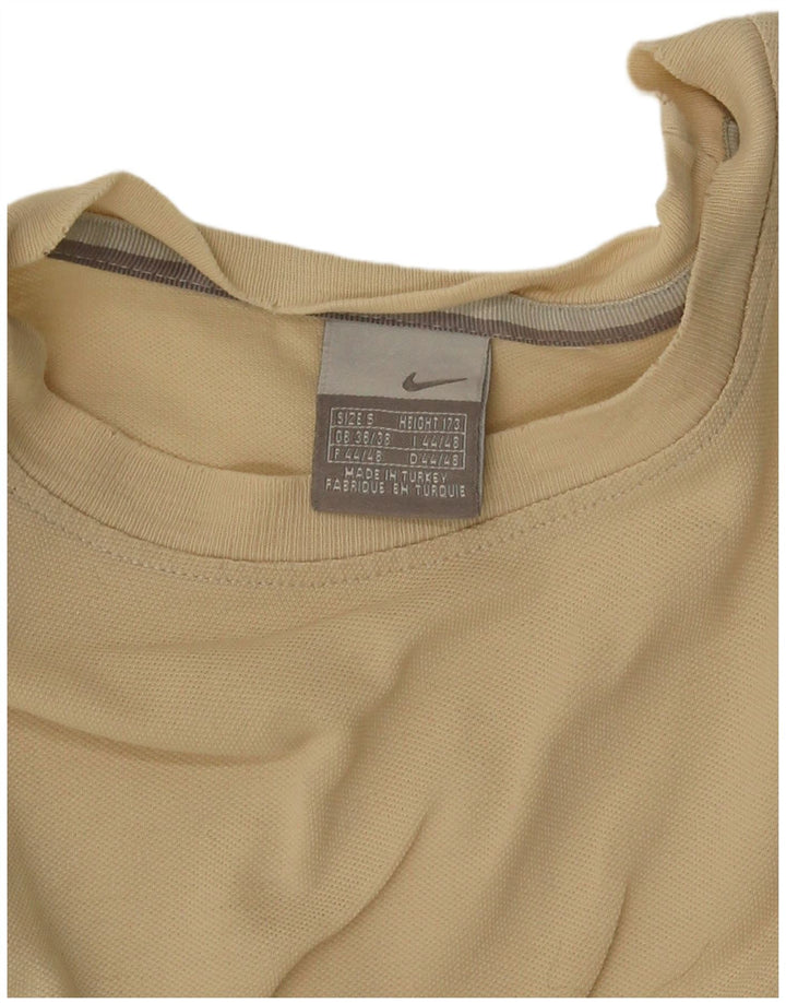 Nike Mens T-Shirt Top Small Beige