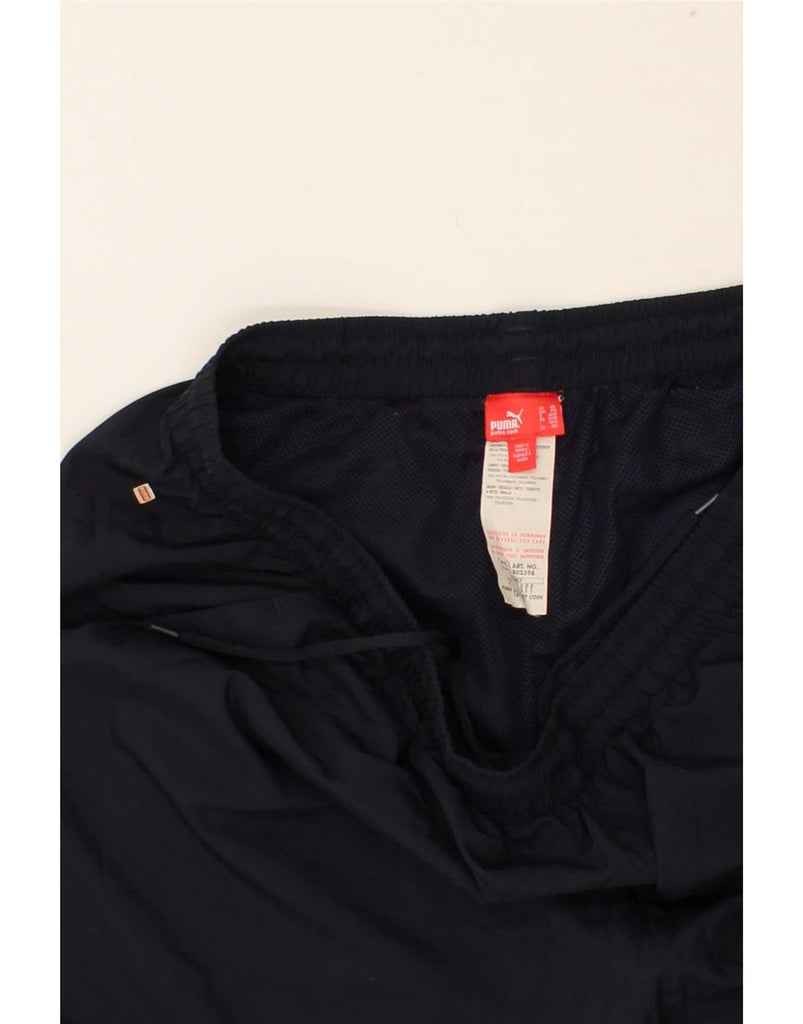 PUMA Mens Tracksuit Trousers Joggers 2XL Navy Blue Polyester Vintage Puma and Second-Hand Puma from Messina Hembry 