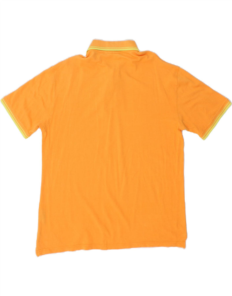 DIADORA Mens Polo Shirt XL Yellow Cotton | Vintage Diadora | Thrift | Second-Hand Diadora | Used Clothing | Messina Hembry 