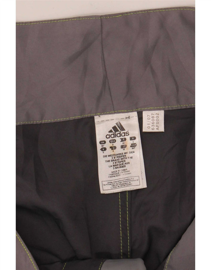 Adidas Mens Graphic Swimming Shorts Medium Grey Colourblock Polyester