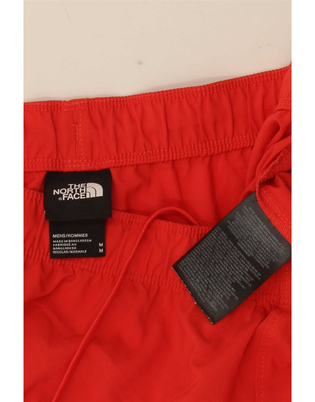 The North Face Mens Sport Shorts Medium Red Polyester