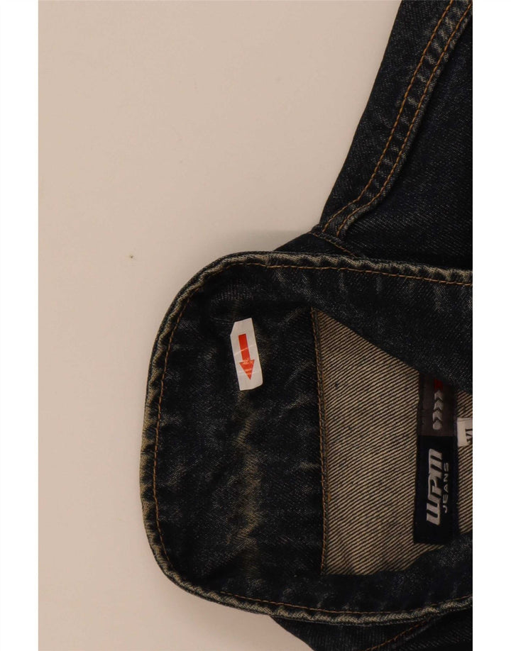 WPM Womens Denim Jacket UK 18 XL Navy Blue Cotton